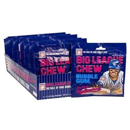 Big League Chew, Blue Raspberry Bubble Gum