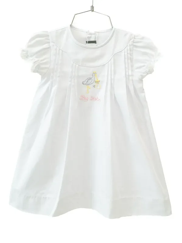 Big Sister Dress, white