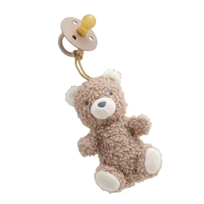 Bitzy Pal Natural Rubber Pacifier & Lovey