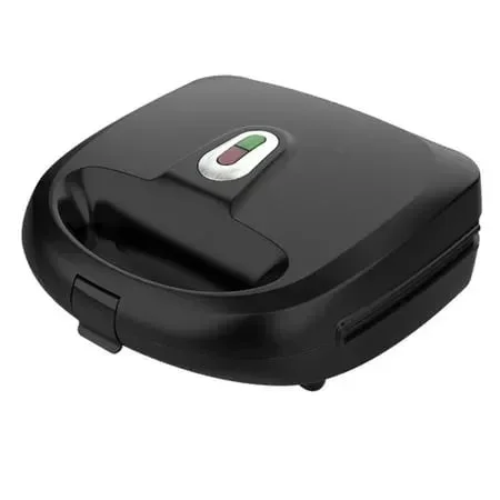 Black 2 in 1 Waffle and Sandwich Maker