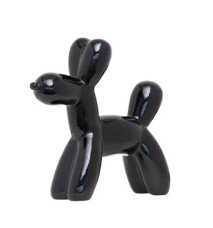 Black Balloon Dog Bank – 12″