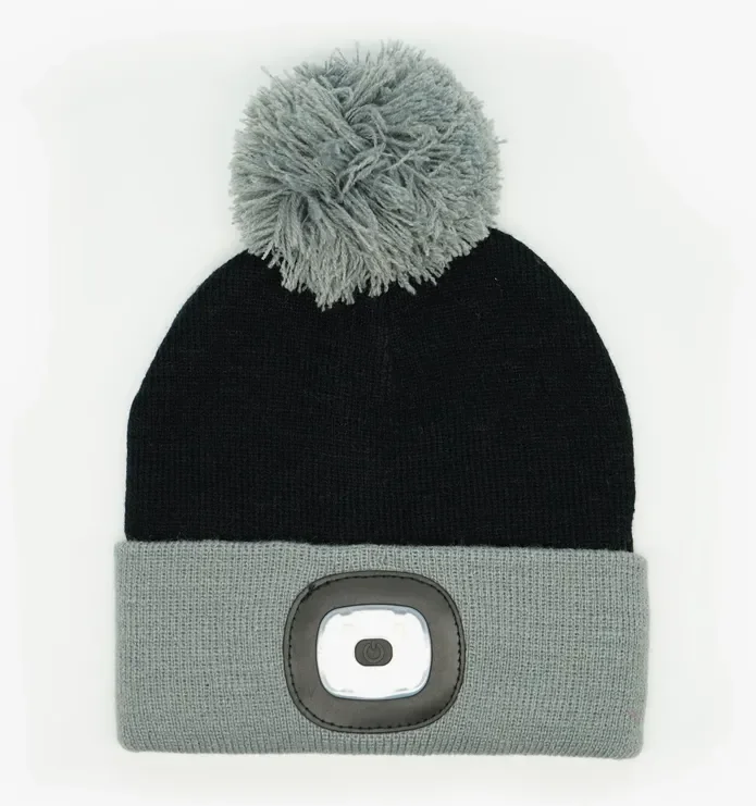Black/Grey Kid’s Night Scope Beanie