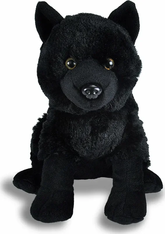 Black Wolf Stuffed Animal – 12 “
