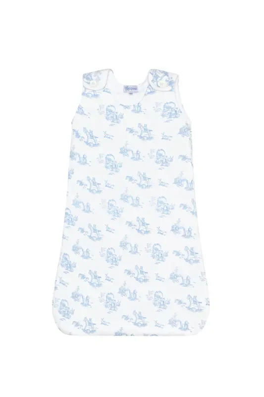 Blue Toile Winter Sack