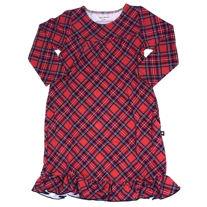 Boho Dress – Red Plaid