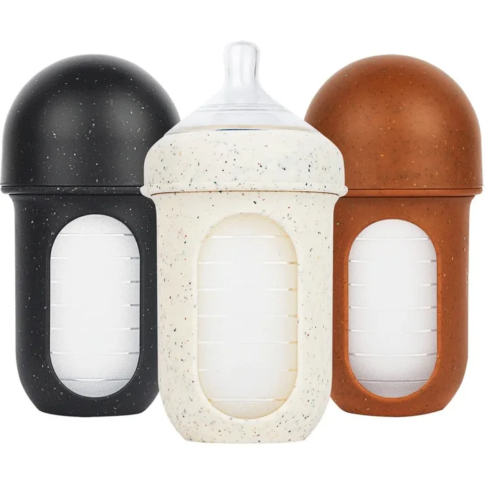 Boon Nursh Silicone Pouch Bottle 3-pack | Speckle