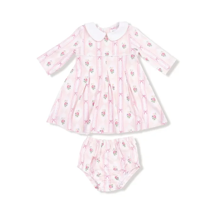 Box Pleat Dress + Peter Pan Collar & Diaper Cover