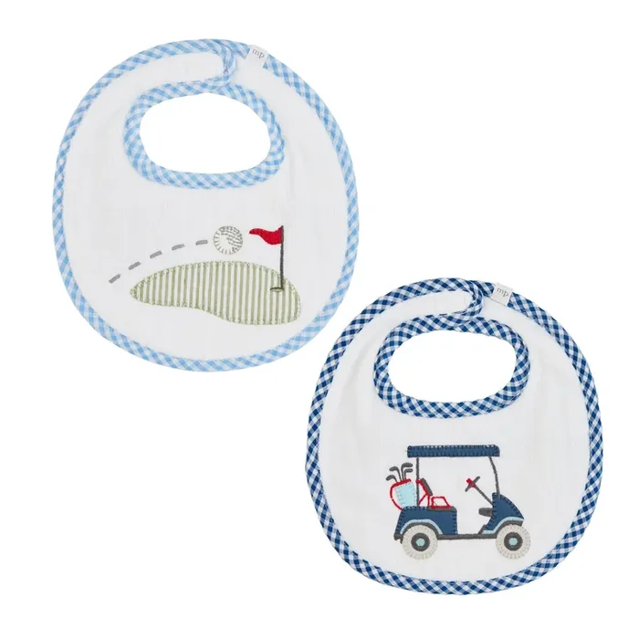 Boy Golf Applique Terry Bib
