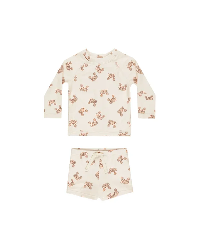 Boys Rashguard Set | Crabs