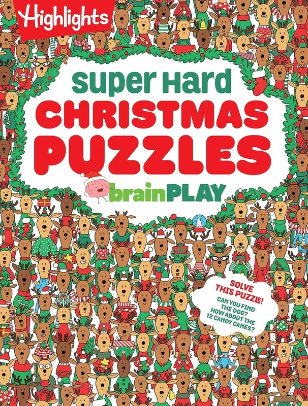 BrainPLAY Super Hard Christmas Puzzles