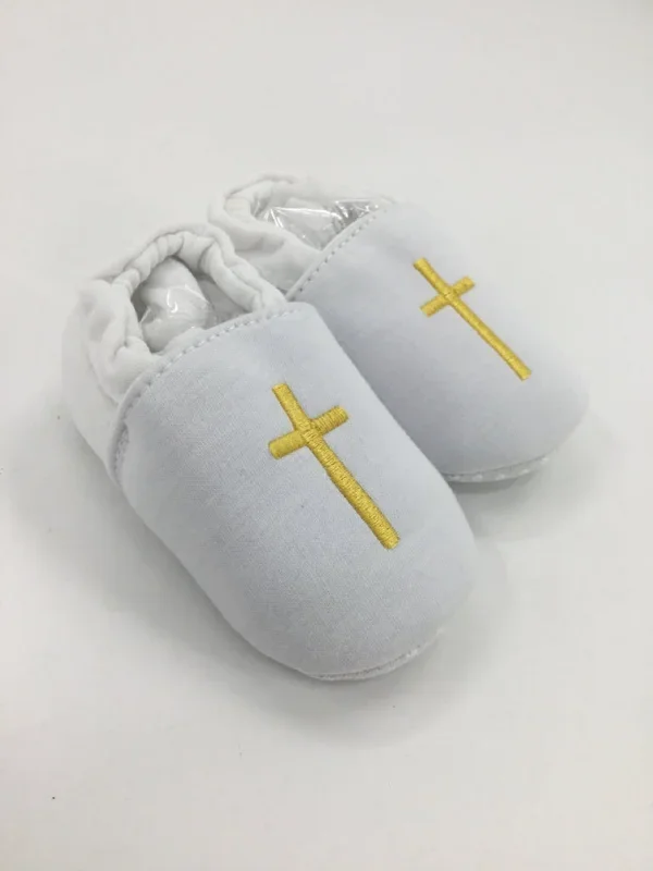 brandless Child Size 3 Toddler White Baby/Walker Shoes