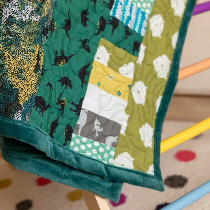 Bricks And Beams Quilt Kit – Dinosaurs