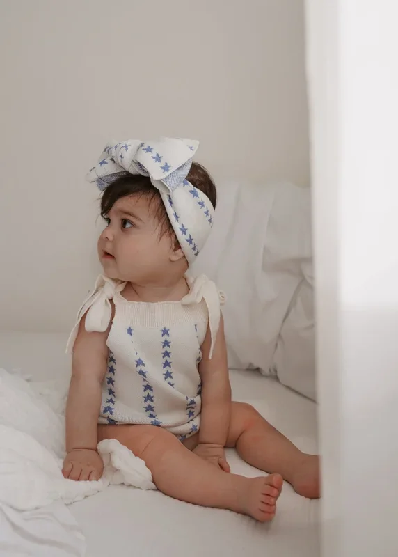 Bright Stars Romper + Bow