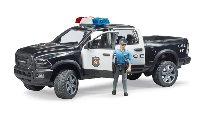 Bruder Police RAM 2500 w/ Policeman, Lights, Sirens Module