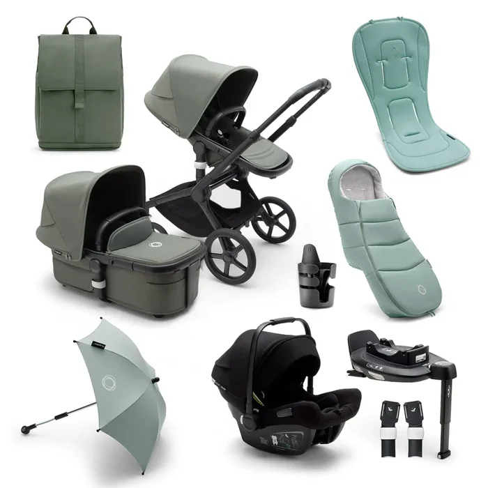 Bugaboo Fox 5 Ultimate Bundle – Black/Forest Green
