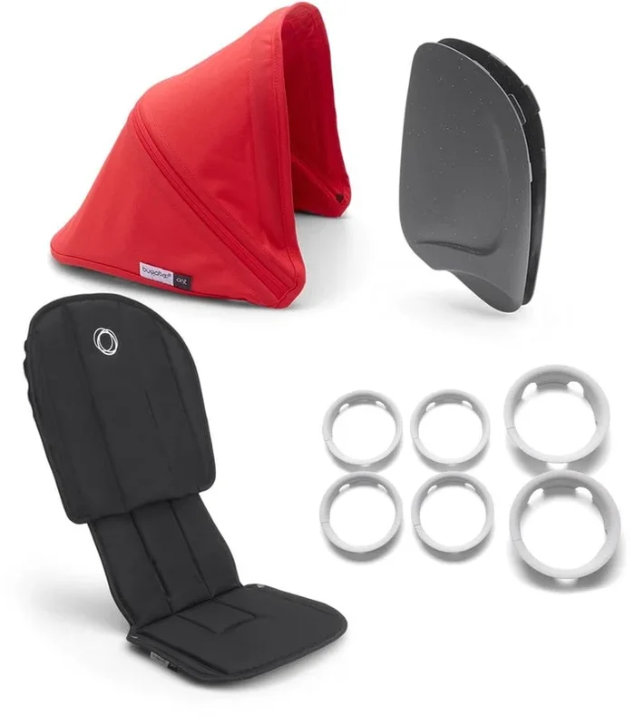 Bugaboo OPEN BOX Ant Style Set – Black/Neon Red