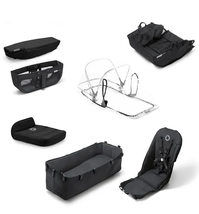 Bugaboo OPEN BOX Donkey 2 Style Set – Black
