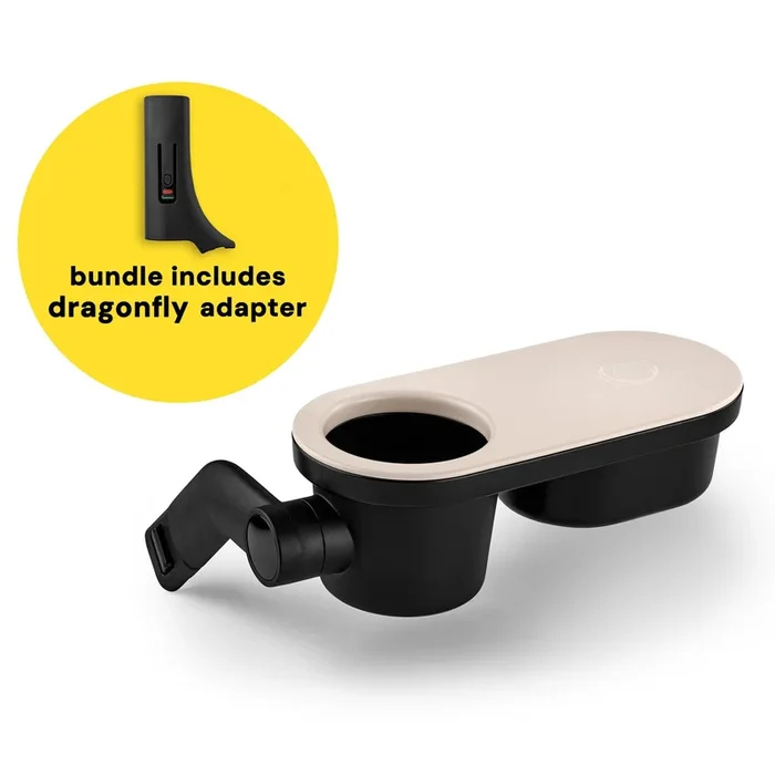 Bugaboo Stroller Snack Tray + Dragonfly Tray Adapter Bundle