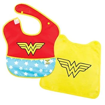 Bumkins Caped SuperBib – Wonder Woman