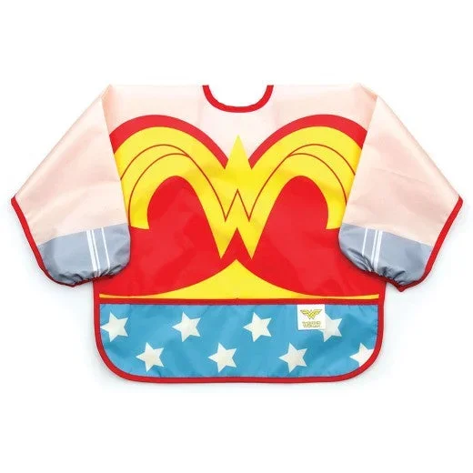Bumkins Costume Sleeved Bib – Wonder Woman