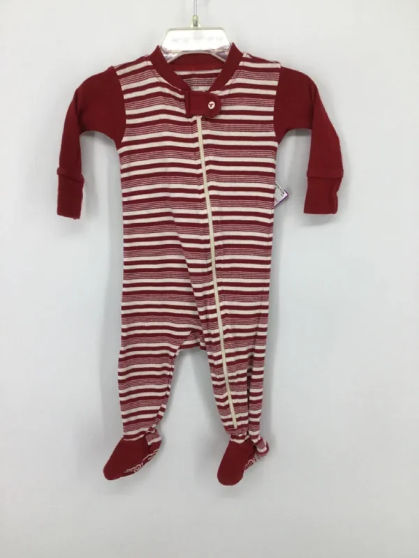 Burt’s Bees Baby Child Size 3-6 Months Red Sleepers