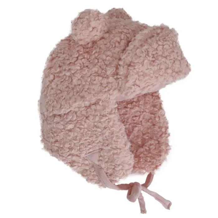 CaliKids Baby Teddy Bear Hat | Rose