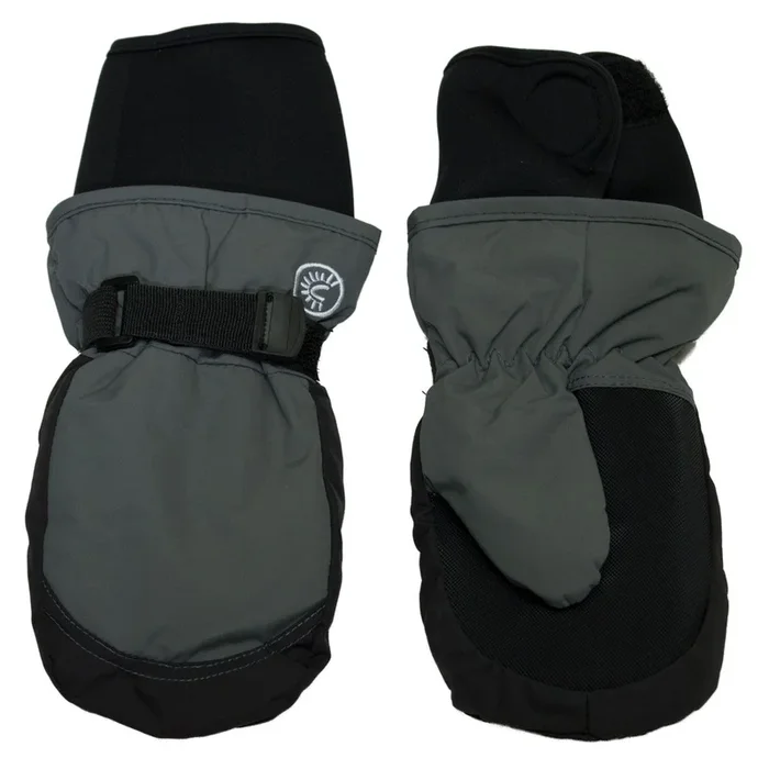 Calikids Neoprene Cuff Mitten | Charcoal