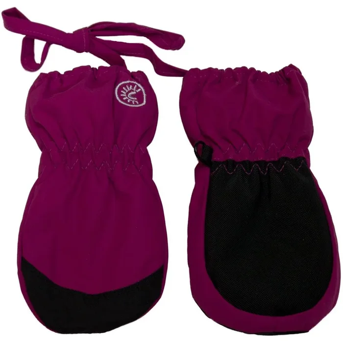 CaliKids Waterproof Corded Baby Mitt | Fuchsia