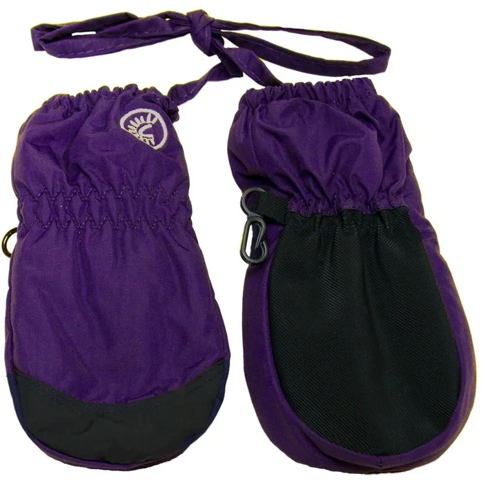 CaliKids Waterproof Corded Baby Mitt | Purple
