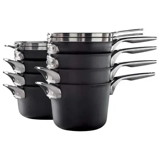 Calphalon Premier 12-Piece Hard Anodized Space Saving Cookware Set