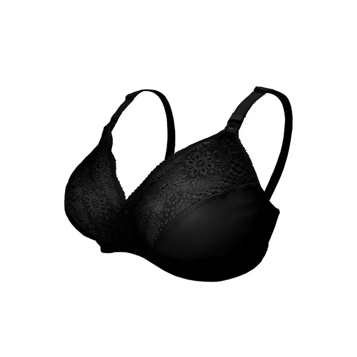 Carriwell Soft As Silk Nursing Bra – Black