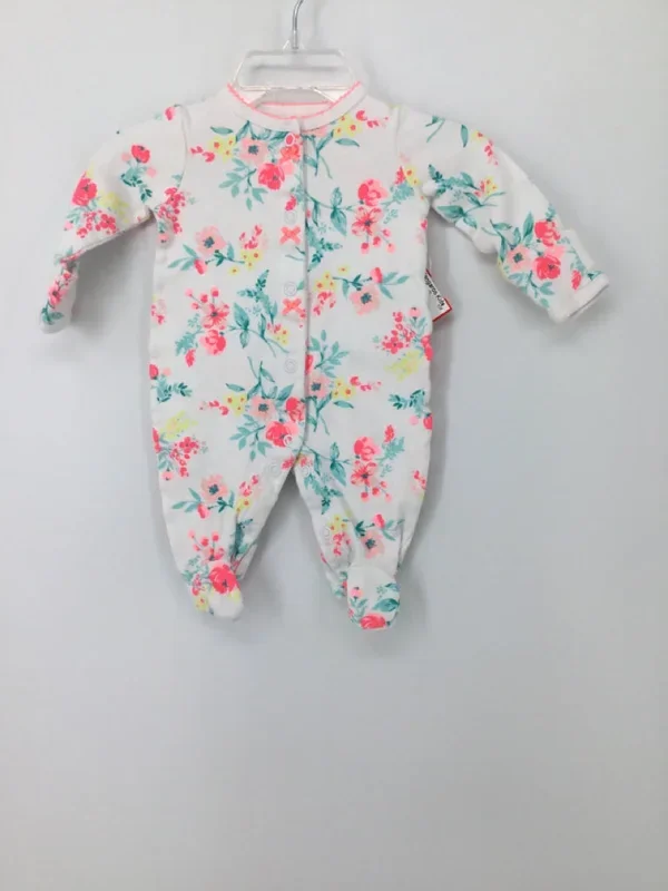 Carter’s Child Size Newborn White Sleepers