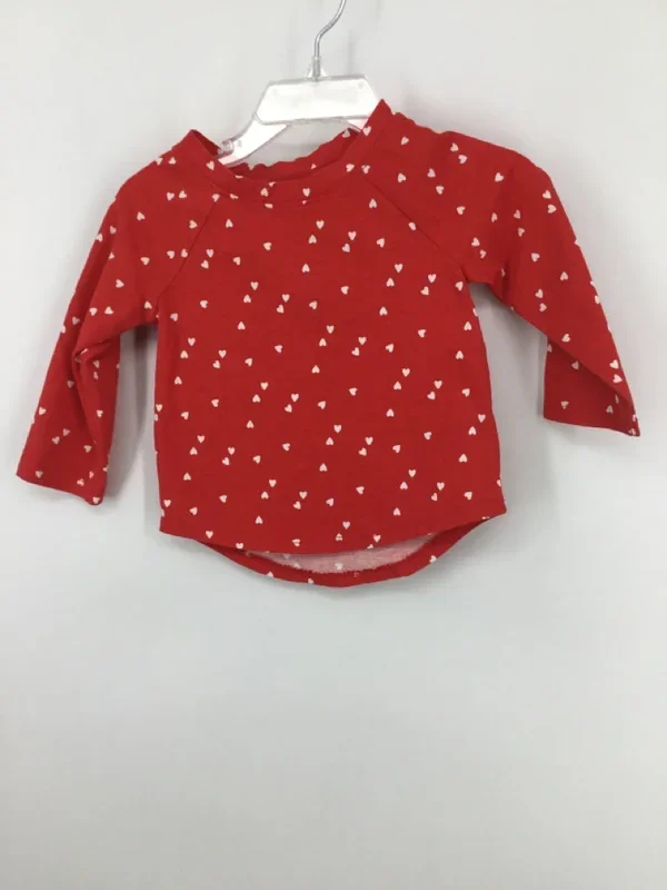 Cat & Jack Child Size 12 Months Red Valentine’s Day T-Shirt