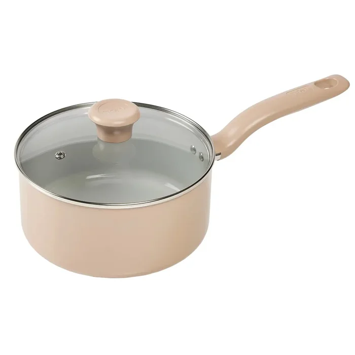 Ceramic Non-Stick Saucepan – Beige