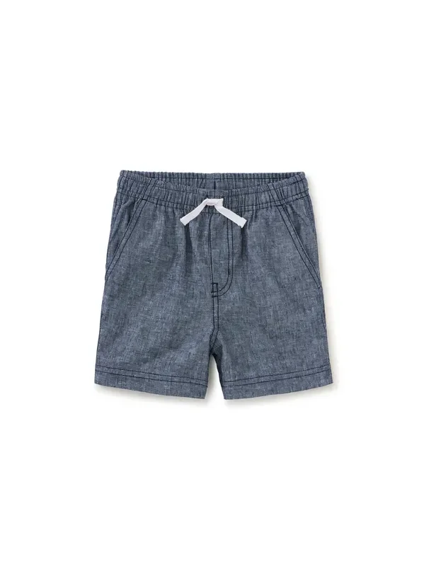 Chambray Shorts