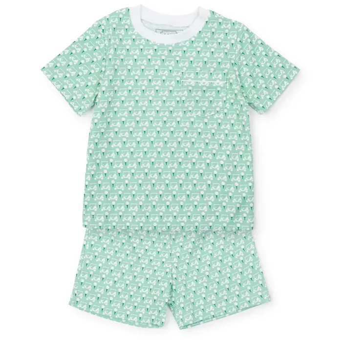 Charles Boys’ Pima Cotton Short Set – Golf Putting Green