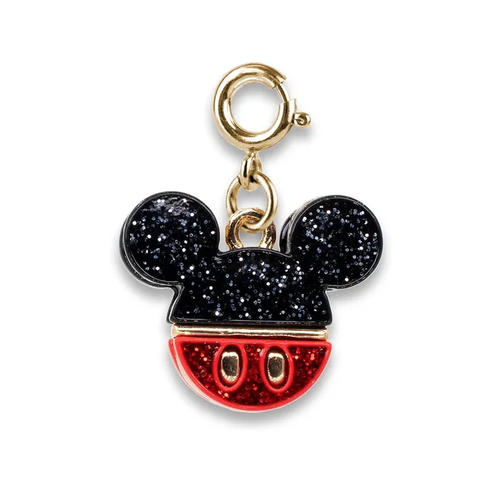 CHARM IT! Gold Glitter Mickey Mouse Icon Charm