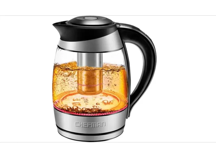 Chefman RJ11-17-CTI Cordless Glass Electric Kettle
