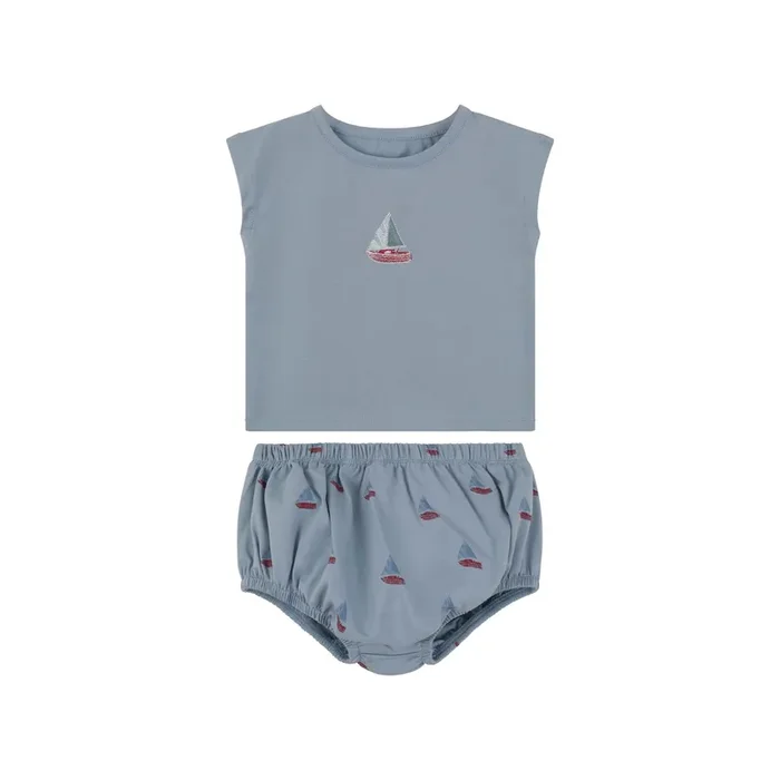 Cherry/ Boat Short 2 Piece Set