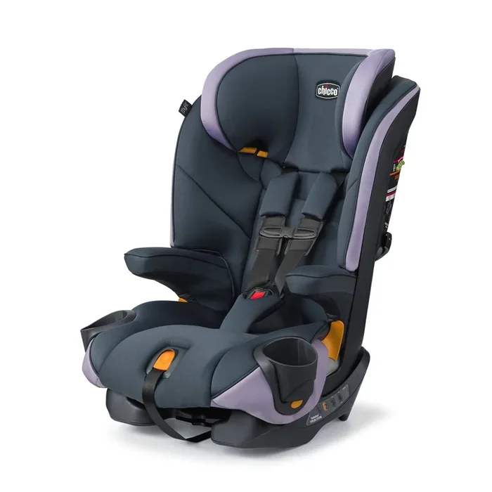 Chicco MyFit® 2-in-1 Forward-Facing Harness Booster Car Seat for Toddlers, 5-Point Harness, Belt-Positioning Booster – Haven (Purple), New