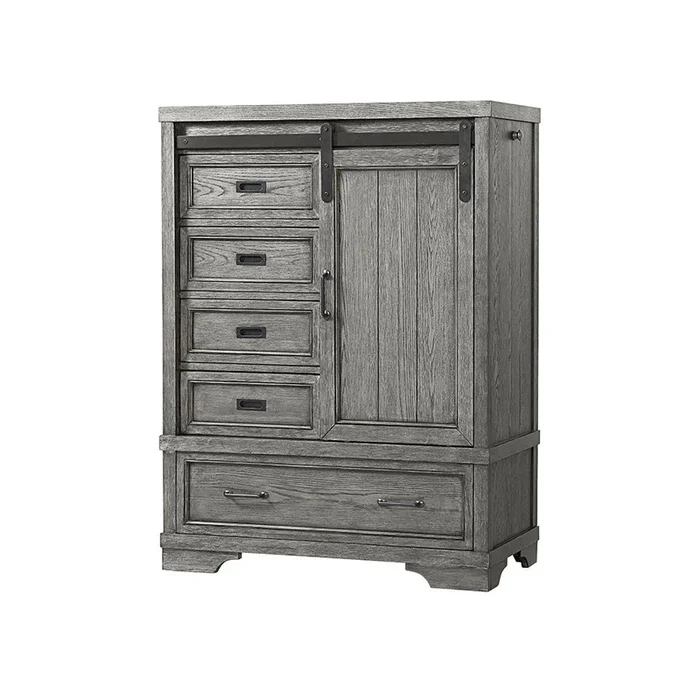 Chifferobe de Westwood Foundry en peltre cepillado