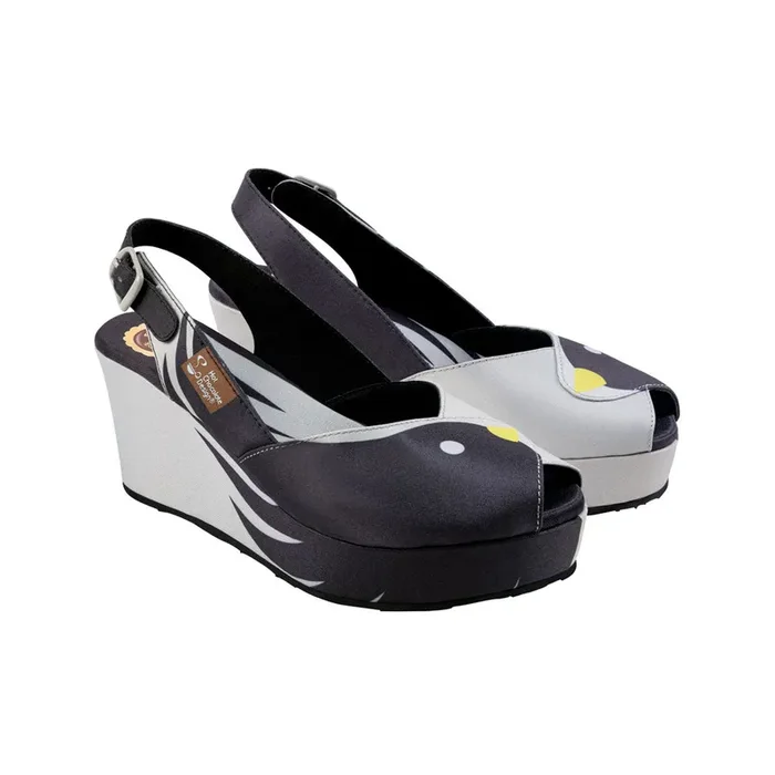 Chocolaticas® Black Birds Women’s Sandal