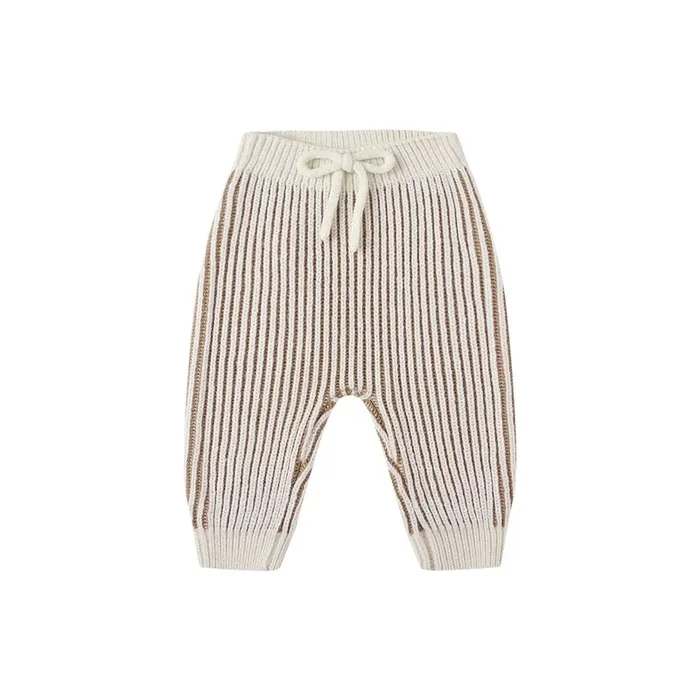 Chunky Knit Pant – Gold