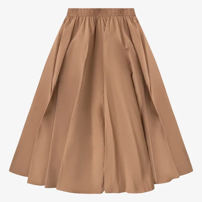Circle Taffeta Skrit – Beige