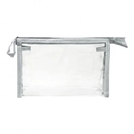 Clear Vinyl Gusseted Zippered Pouch – 8 in. x 5 in. x 2.4 in.