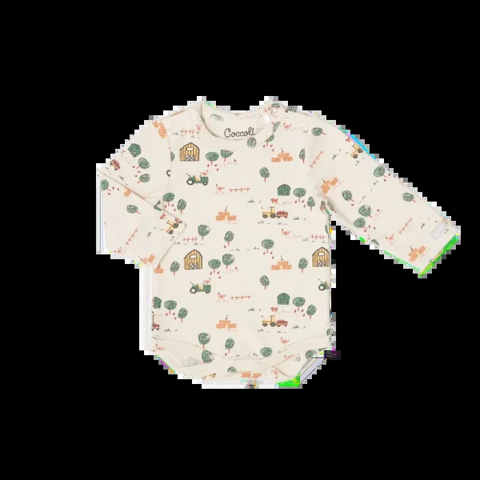 COCCOLI Cotton-Modal Romper – Farm
