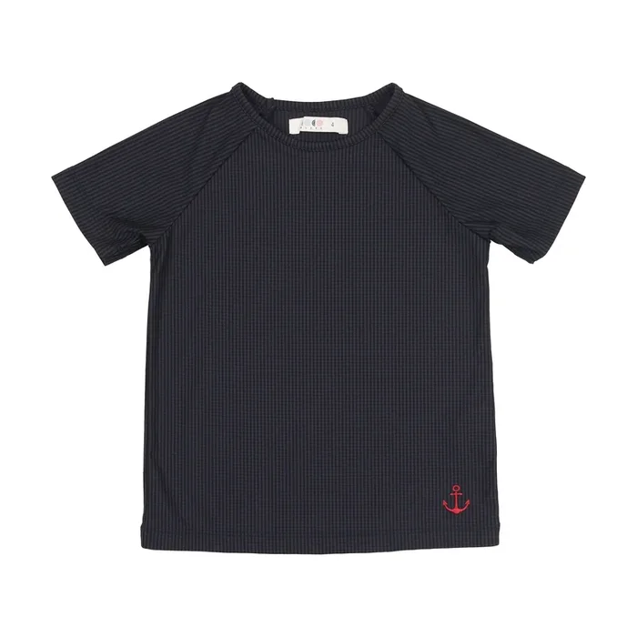 Coco Blanc Navy Striped Rashguard