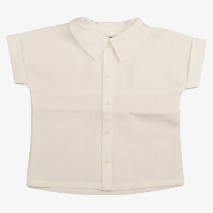Collar Shirt – White