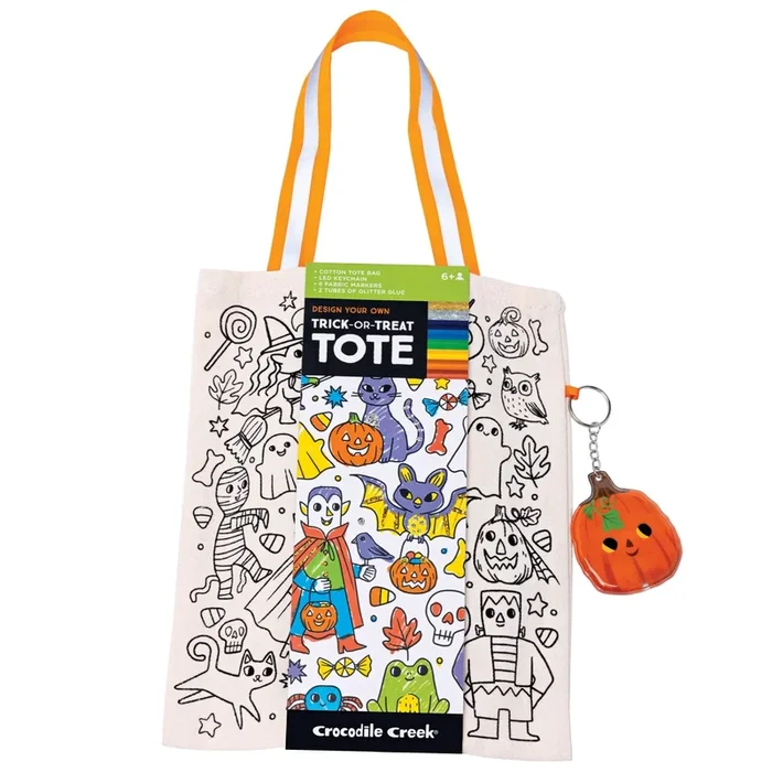 Color Your Own Trick-or-Treat Tote