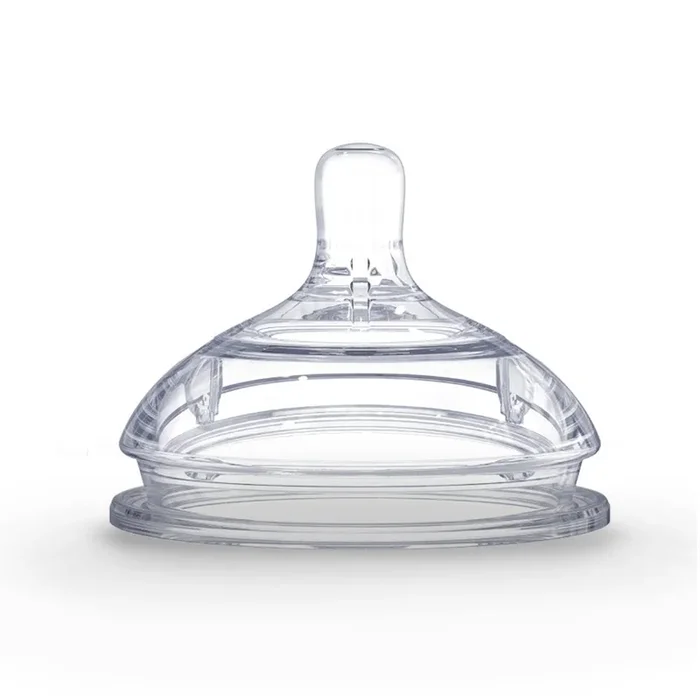 COMOTOMO SILICONE REPLACEMENT BABY BOTTLE NIPPLES – FAST FLOW – 2PK